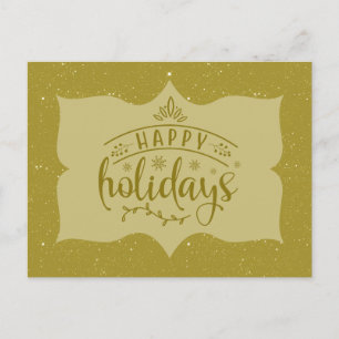 Postal Guión de Felices Fiestas