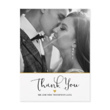 Guión de foto de boda Agradecer Corazón de Oro
