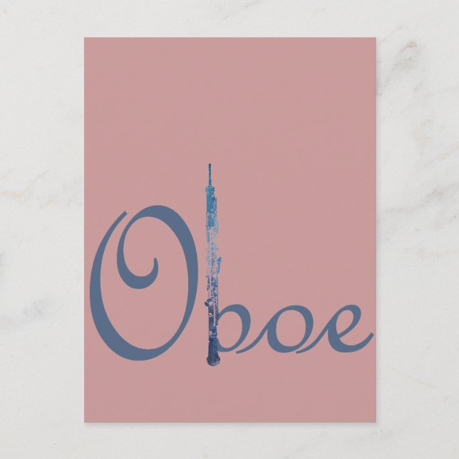 Postal Guión de Oboe (Anverso)