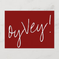 Guión de Oy Vey | Aplazamiento simple del Boda roj