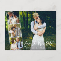 Guión De Pincel 4 Foto Guardar La Nueva Fecha