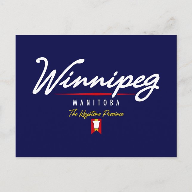 Postal Guion de Winnipeg (Anverso)