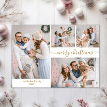 Guión dorado moderno 5 Foto de varios Navidades