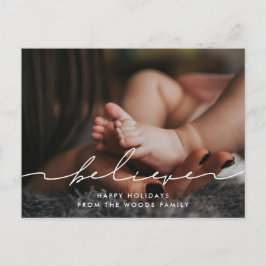 Postal Guión moderno manuscrito Fotos de creencia