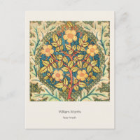 Guirnalda de rosas - Arte floral antiguo de Willia