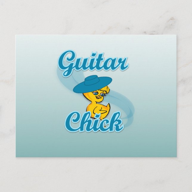 Postal Guitar Chick #3 (Anverso)