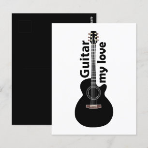 Postal Guitar Mi Amor Guitar
