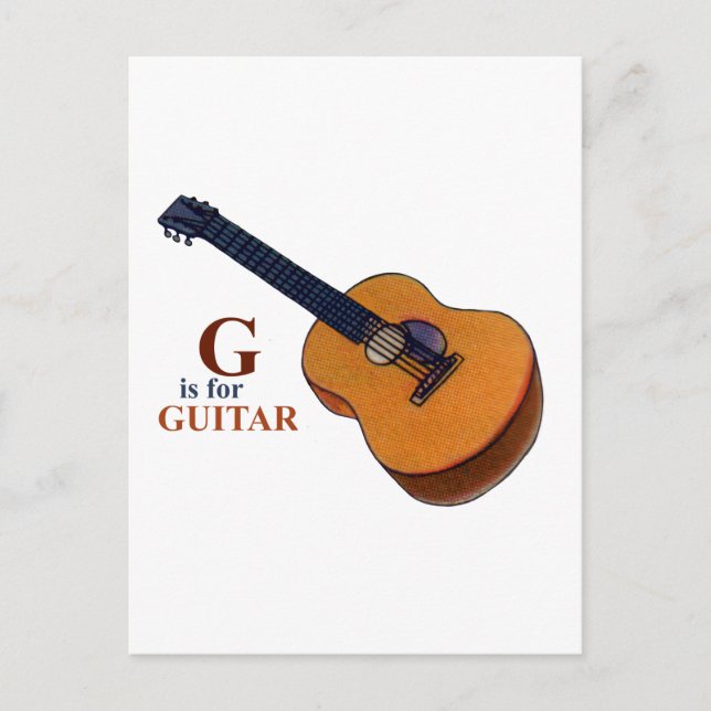 Postal Guitarra (Anverso)