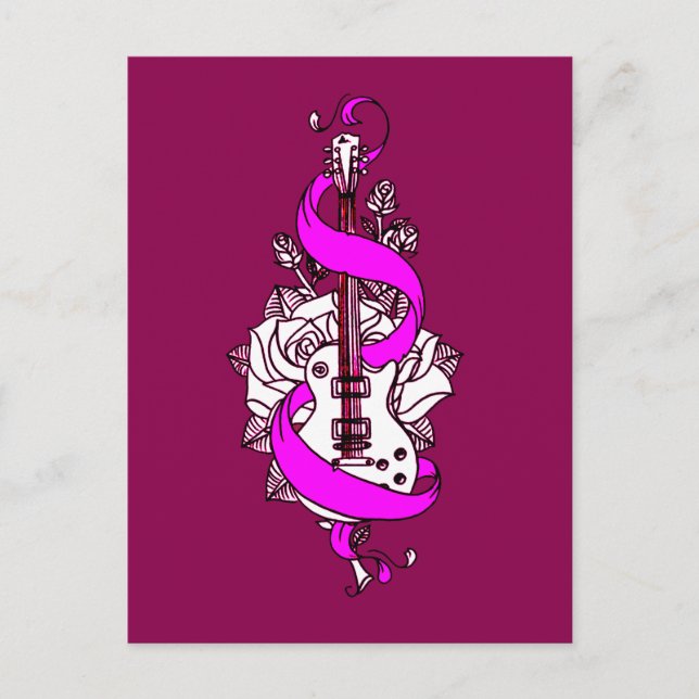 Postal Guitarra 2 (Anverso)