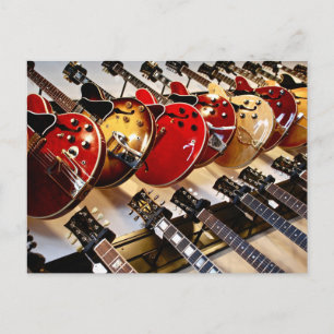 Postal Guitarra Acústica Maravillosa