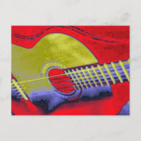 Guitarra de arte pop