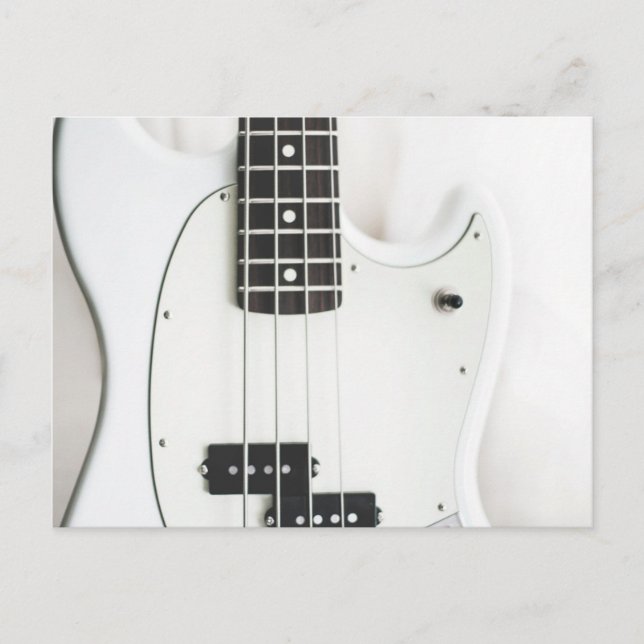 Postal Guitarra De Bass Maravillosa (Anverso)