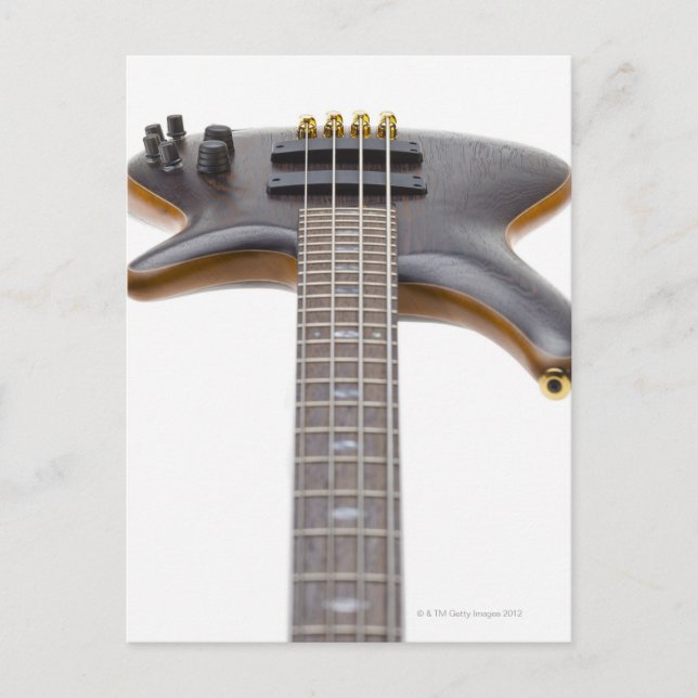 Postal Guitarra Eléctrica Bass (Anverso)