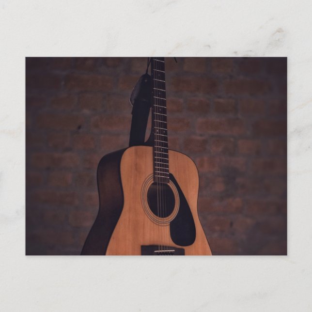 Postal Guitarra Hermosa (Anverso)