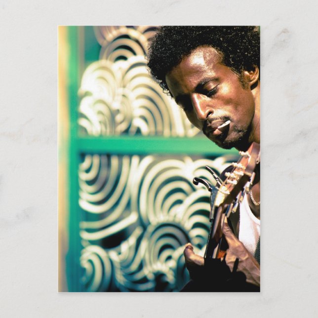 Postal Guitarra Reggae (Anverso)