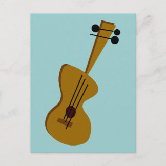 Postal Guitarra Retro Cincuenta