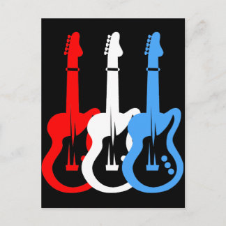 Postal guitarras eléctricas