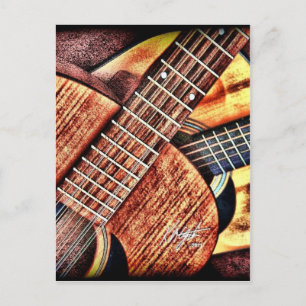 Postal Guitars de alto contraste