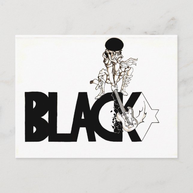 Postal guitarsta blackstar (Anverso)