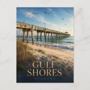 Postal Gulf Shores Alabama Gulf State Park Pier REALMS