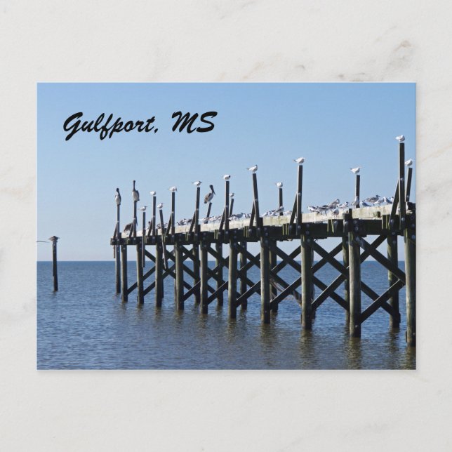 Postal Gulfport Pier (Anverso)