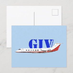 Postal Gulfstream IV Jet privado de lujo