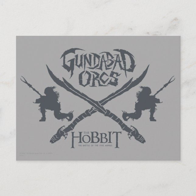 Postal Gundabad Orcs Movie Icon (Anverso)