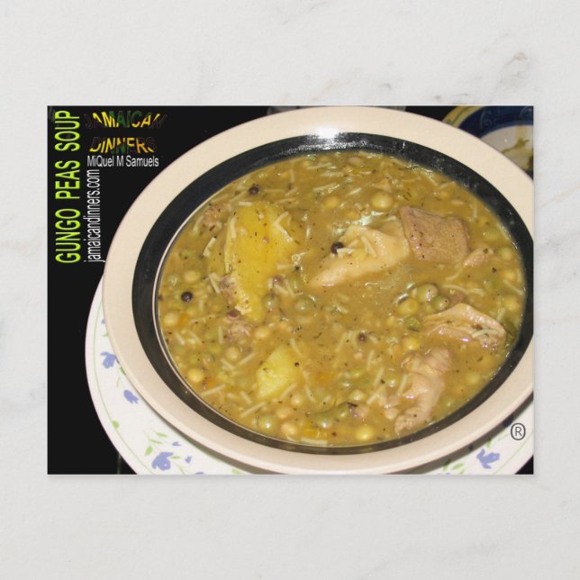 Postal Gungo Peas Soup (Anverso)