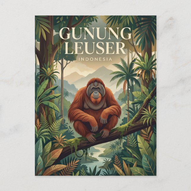 Postal Gunung Leuser Indonesia (Anverso)