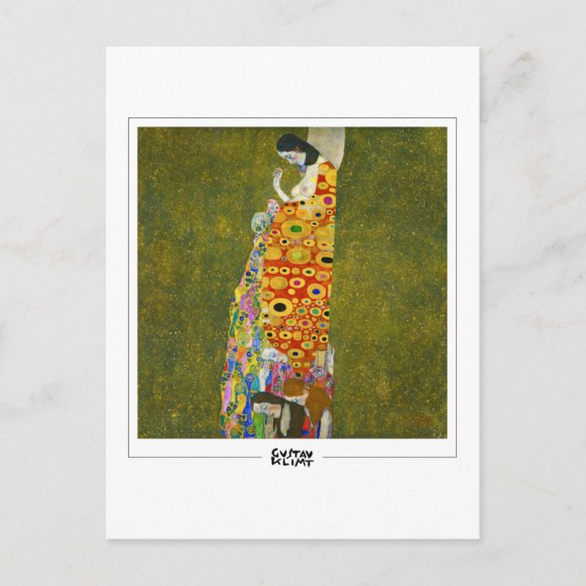 Postal Gustav Klimt #4 - Postcard Bella Artes (Anverso)