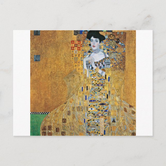 Postal Gustav Klimt - Adele (Anverso)