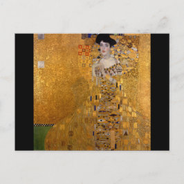 Postal Gustav Klimt,Adele,Art Nouveau,deco,oro,pinturas