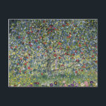 Postal Gustav Klimt Apple Tree Postcard<br><div class="desc">Postal Gustav Klimt Apple Tree. Aceite de lienzo de 1912. Un hermoso paisaje de la última época de Klimt. Un gran regalo para los amantes de la pintura paisajística,  los manzanos,  el Art Nouveau y Gustav Klimt.</div>