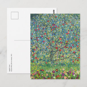 Postal Gustav Klimt - Árbol de manzanas