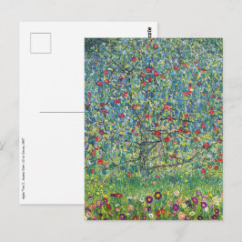 Postal Gustav Klimt - Árbol de manzanas
