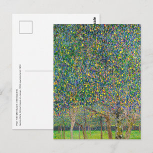 Postal Gustav Klimt - Árbol de peras