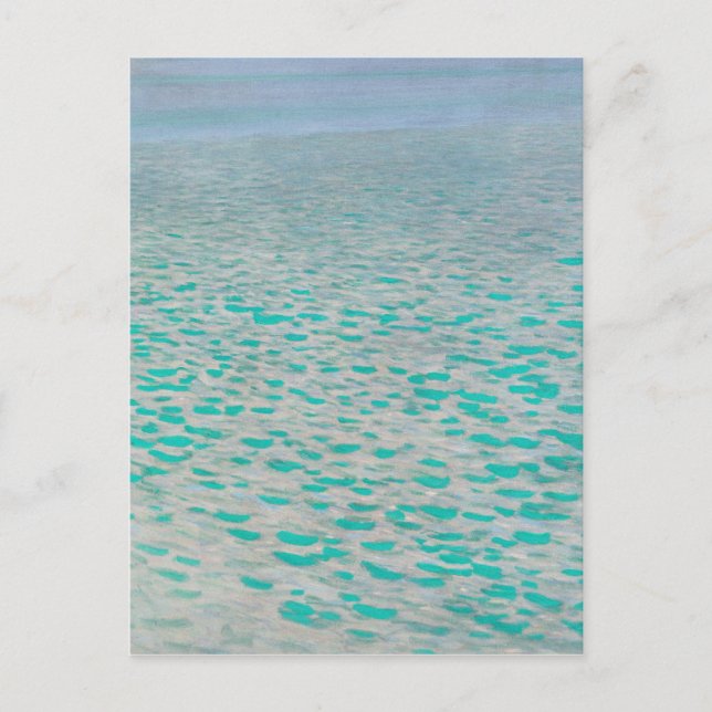 Postal Gustav Klimt - Attersee (Anverso)