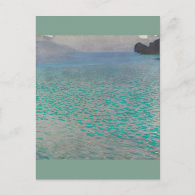 Postal Gustav Klimt Attersee (Anverso)