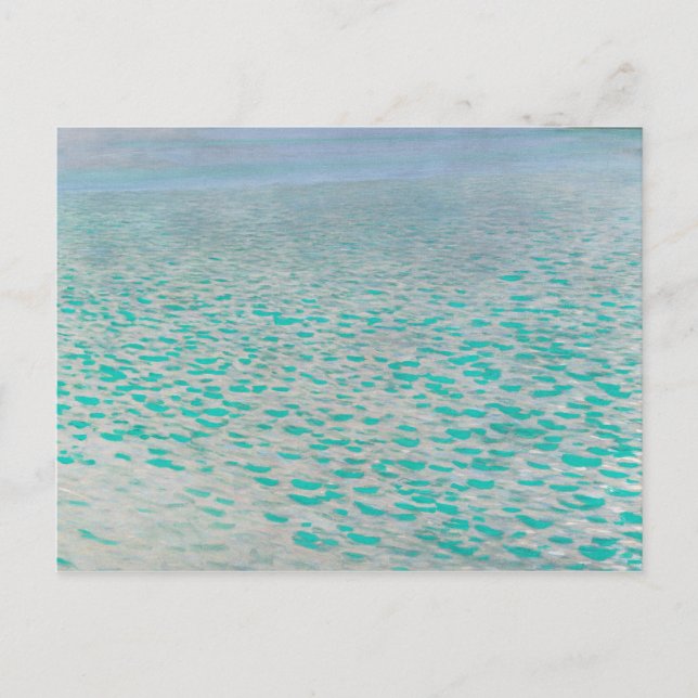 Postal Gustav Klimt - Attersee (Anverso)