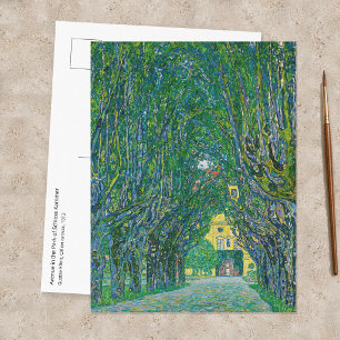 Postal Gustav Klimt - Avenida en el Parque Schloss Kammer