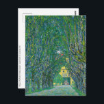 Postal Gustav Klimt - Avenida en el Parque Schloss Kammer<br><div class="desc">Avenida en el Parque de Schloss Kammer - Gustav Klimt,  Oil on Canvas,  1912</div>