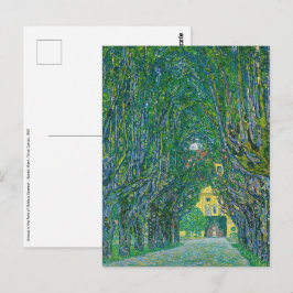 Postal Gustav Klimt - Avenida en el Parque Schloss Kammer