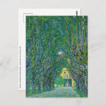 Postal Gustav Klimt - Avenida en el Parque Schloss Kammer<br><div class="desc">Avenida en el Parque de Schloss Kammer - Gustav Klimt,  Oil on Canvas,  1912</div>