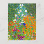 Postal Gustav Klimt Bauerngarten Bella Artes del Jardín d<br><div class="desc">Gustav Klimt Bauerngarten Flower Garden Bella Artes Postcard</div>