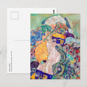 Postal Gustav Klimt - Bebé / Cuna