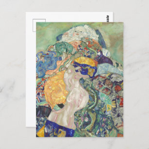 Postal Gustav Klimt - Bella Artes de bebé (Cuna)