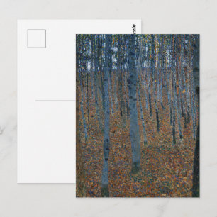 Postal Gustav Klimt - Bella Artes de Paisajes de Beech Gr