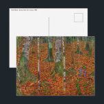 Postal Gustav Klimt - Birch Wood<br><div class="desc">Madera Birch - Gustav Klimt,  Oil on Canvas,  1903</div>