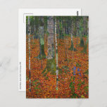 Postal Gustav Klimt - Birch Wood<br><div class="desc">Madera Birch - Gustav Klimt,  Oil on Canvas,  1903</div>