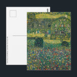 Postal Gustav Klimt - Casa de campo junto al Attersee<br><div class="desc">Casa de campo junto al Attersee - Gustav Klimt,  Óleo sobre lienzo,  1914</div>